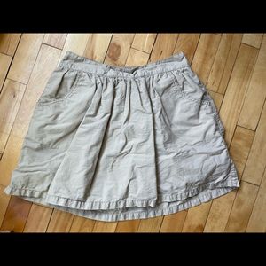 Justice khaki skirt size 16